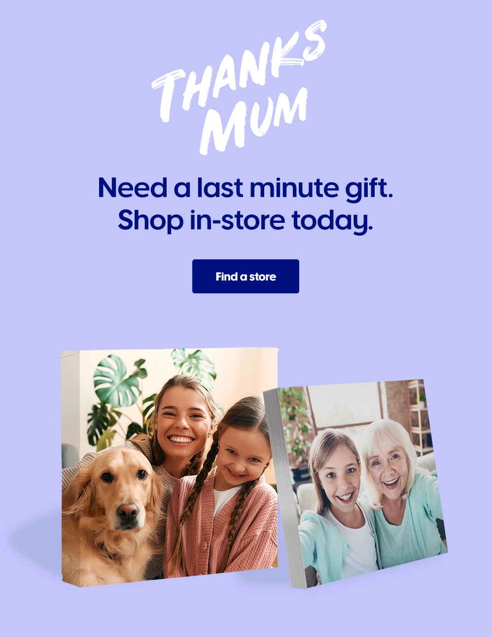 Last minute gifts