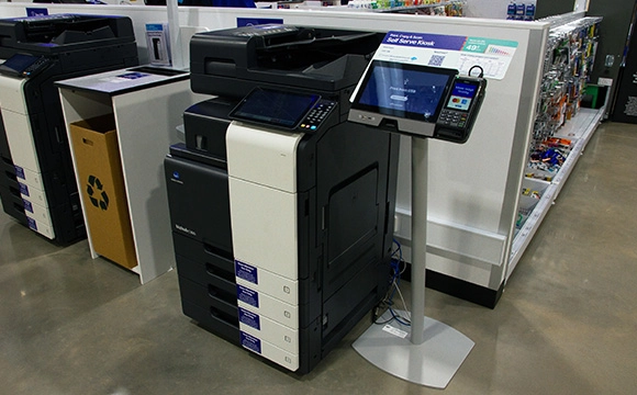 Self-serve machine