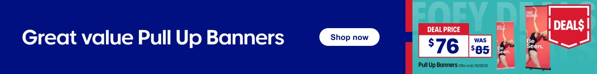 EOFY Pull Up Banners